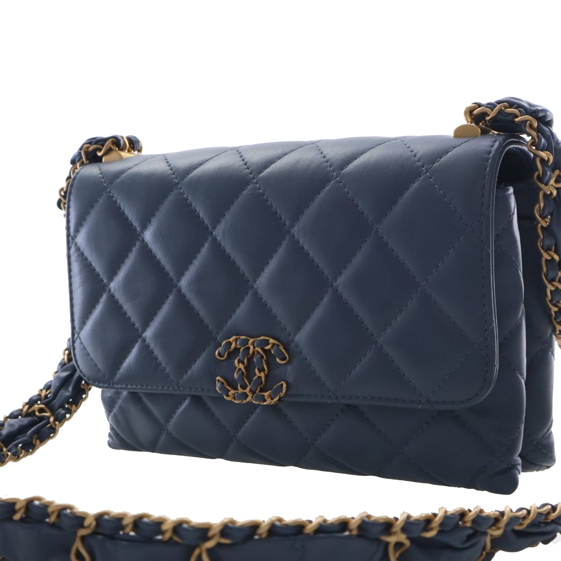 Chanel Medium Quilted Calfskin 19 Flap