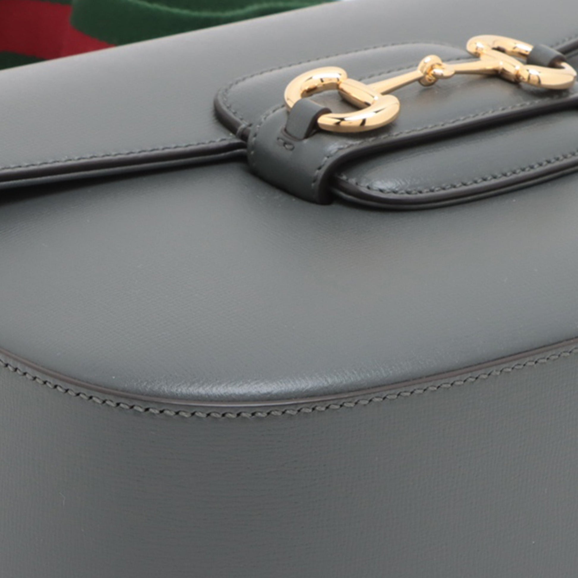 Gucci Large Calfskin Web Horsebit 1955 Crossbody