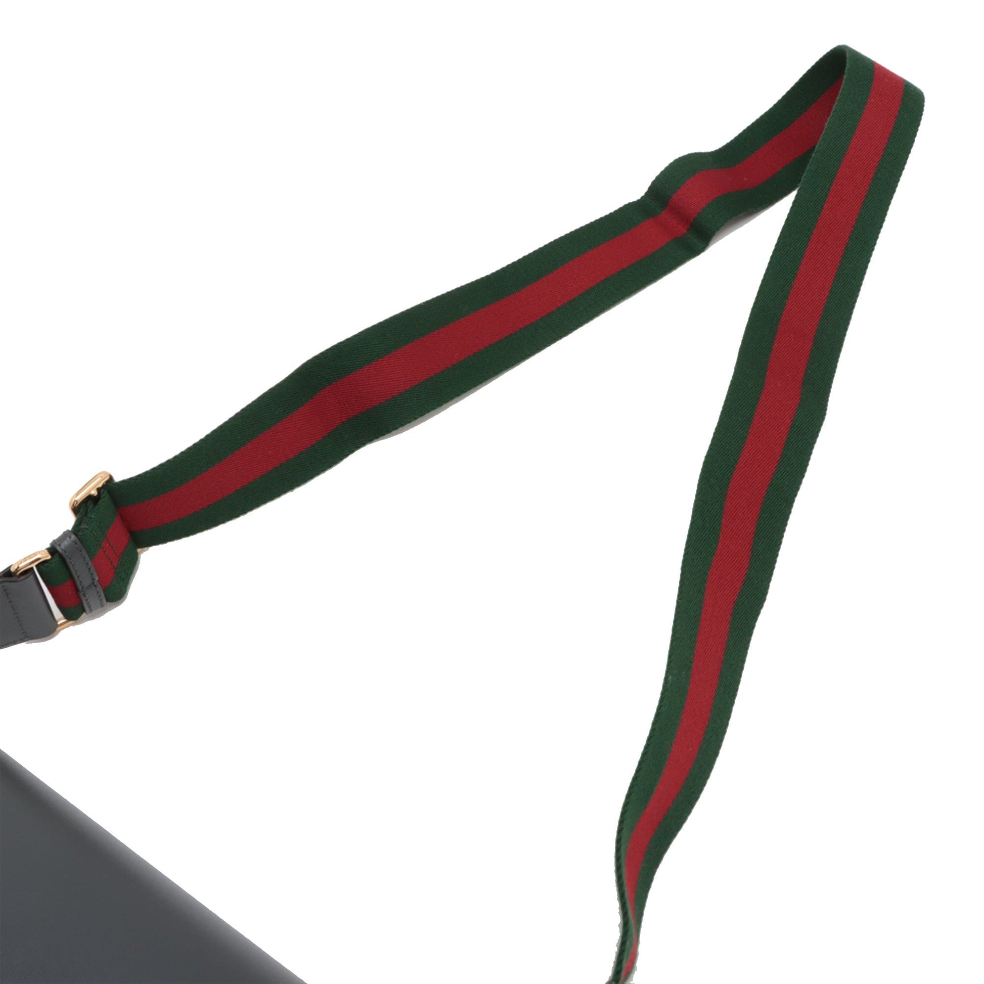 Gucci Large Calfskin Web Horsebit 1955 Crossbody