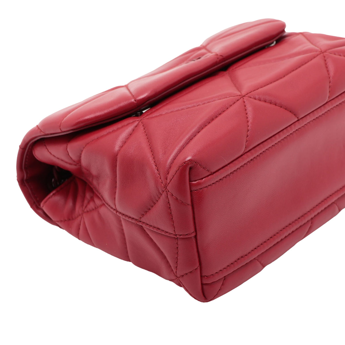 Prada Small Nappa Spectrum Chain Shoulder Bag Red