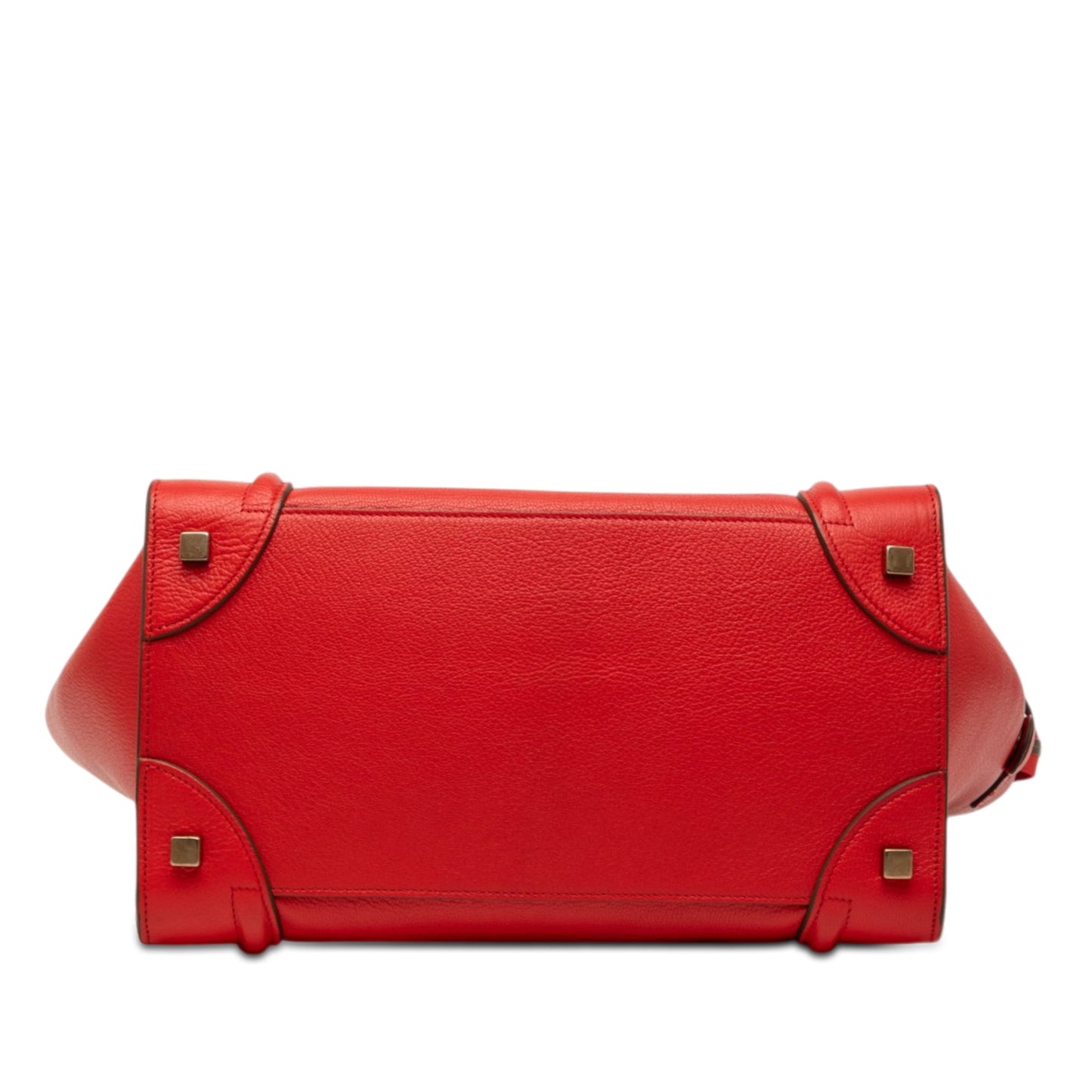 Celine Mini Bicolor Leather Luggage Tote