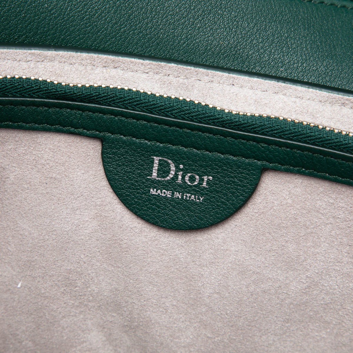 Dior Embossed Smooth Calfskin Clover Saddle Crossbody