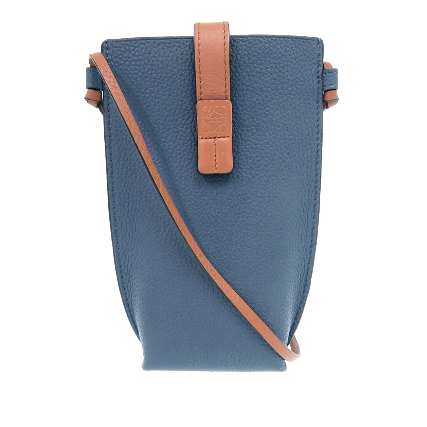 LOEWE Bicolor Grained Calfskin Gate Pocket Crossbody