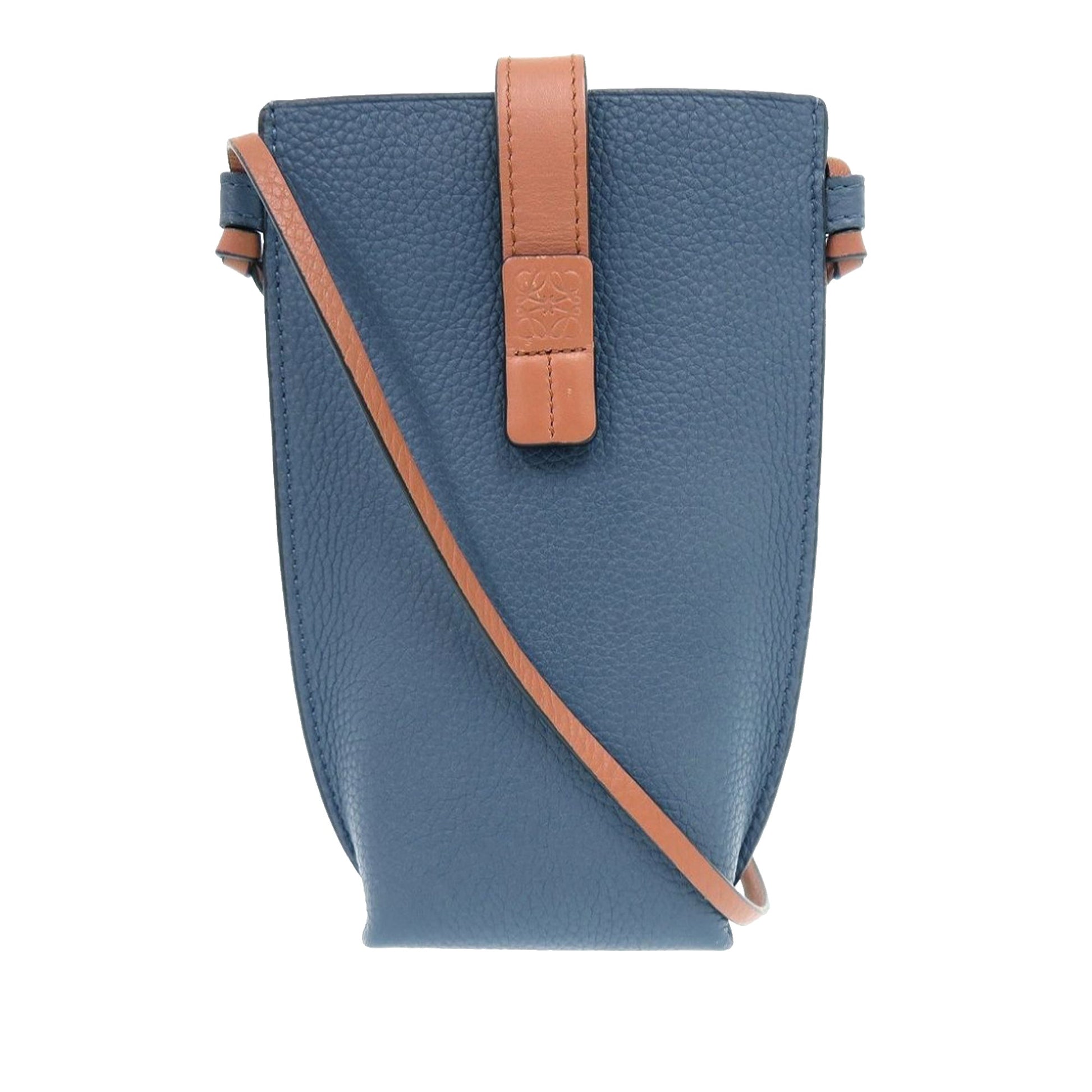 LOEWE Bicolor Grained Calfskin Gate Pocket Crossbody