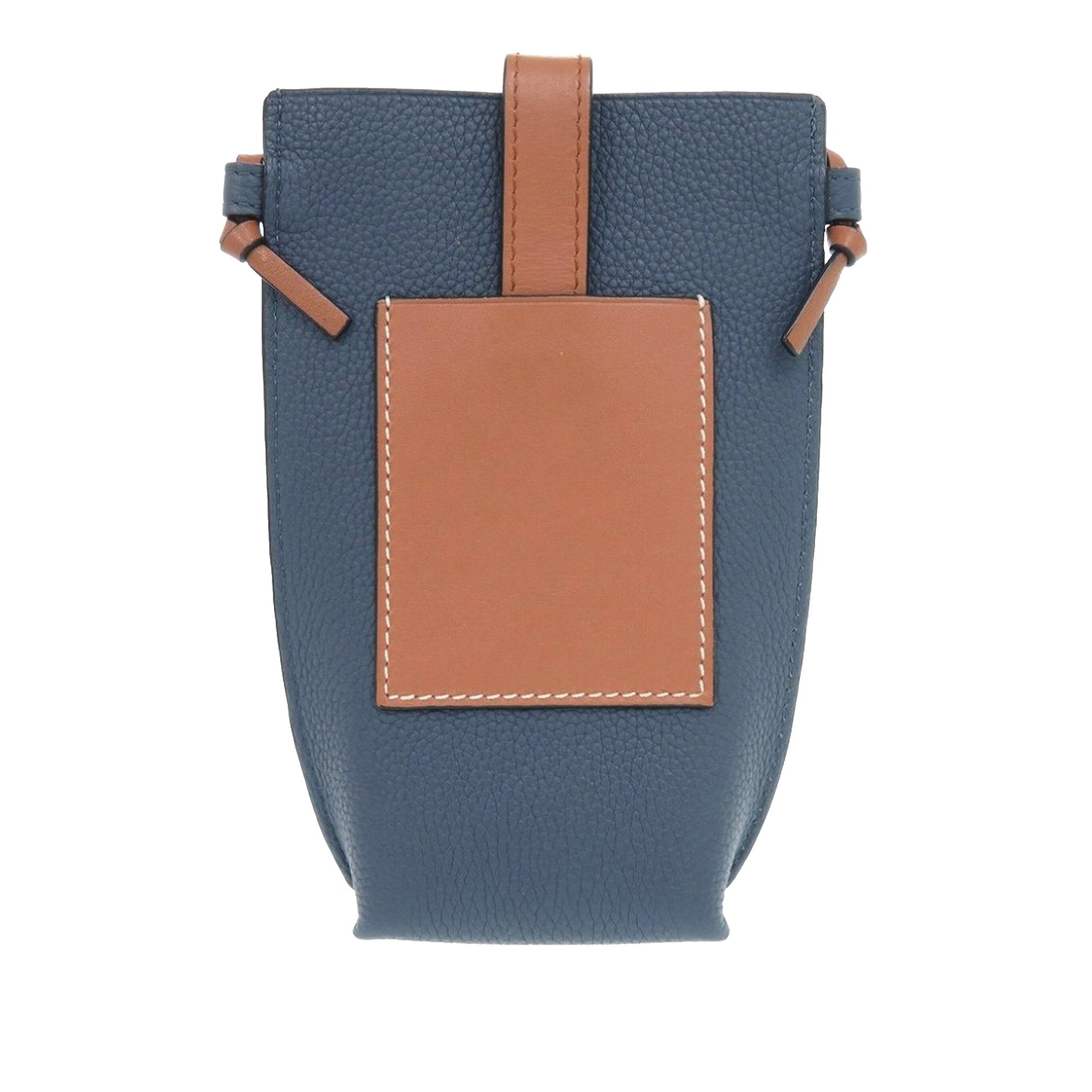 LOEWE Bicolor Grained Calfskin Gate Pocket Crossbody