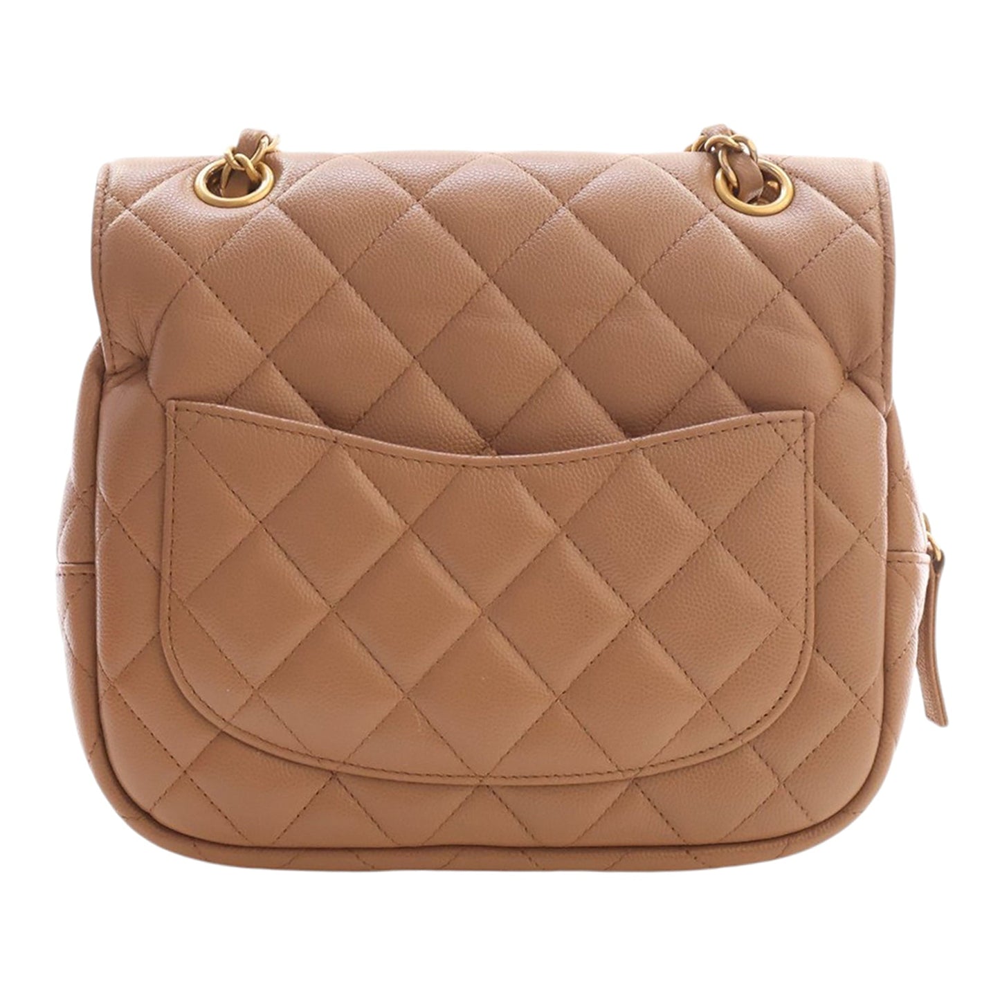 Chanel CC Quilted Caviar Crossbody