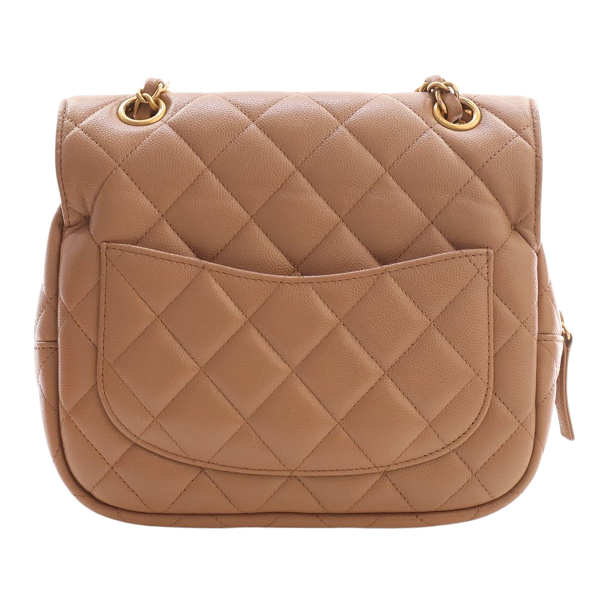 Chanel CC Quilted Caviar Crossbody