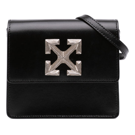 Off-White Calfskin Jitney 0.7 Bag