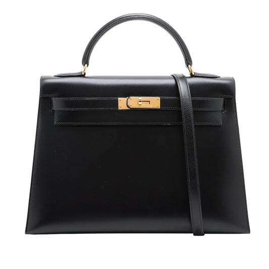 Hermès Box Calf Kelly Sellier 32