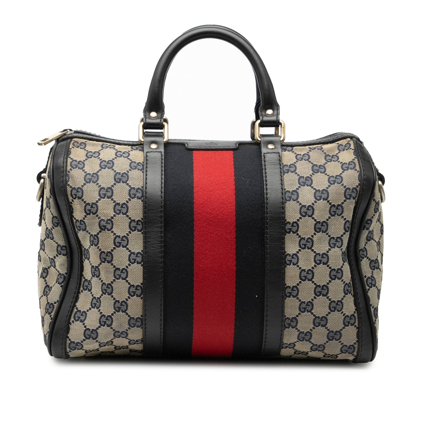 Gucci Medium GG Canvas Web Joy Boston Bag