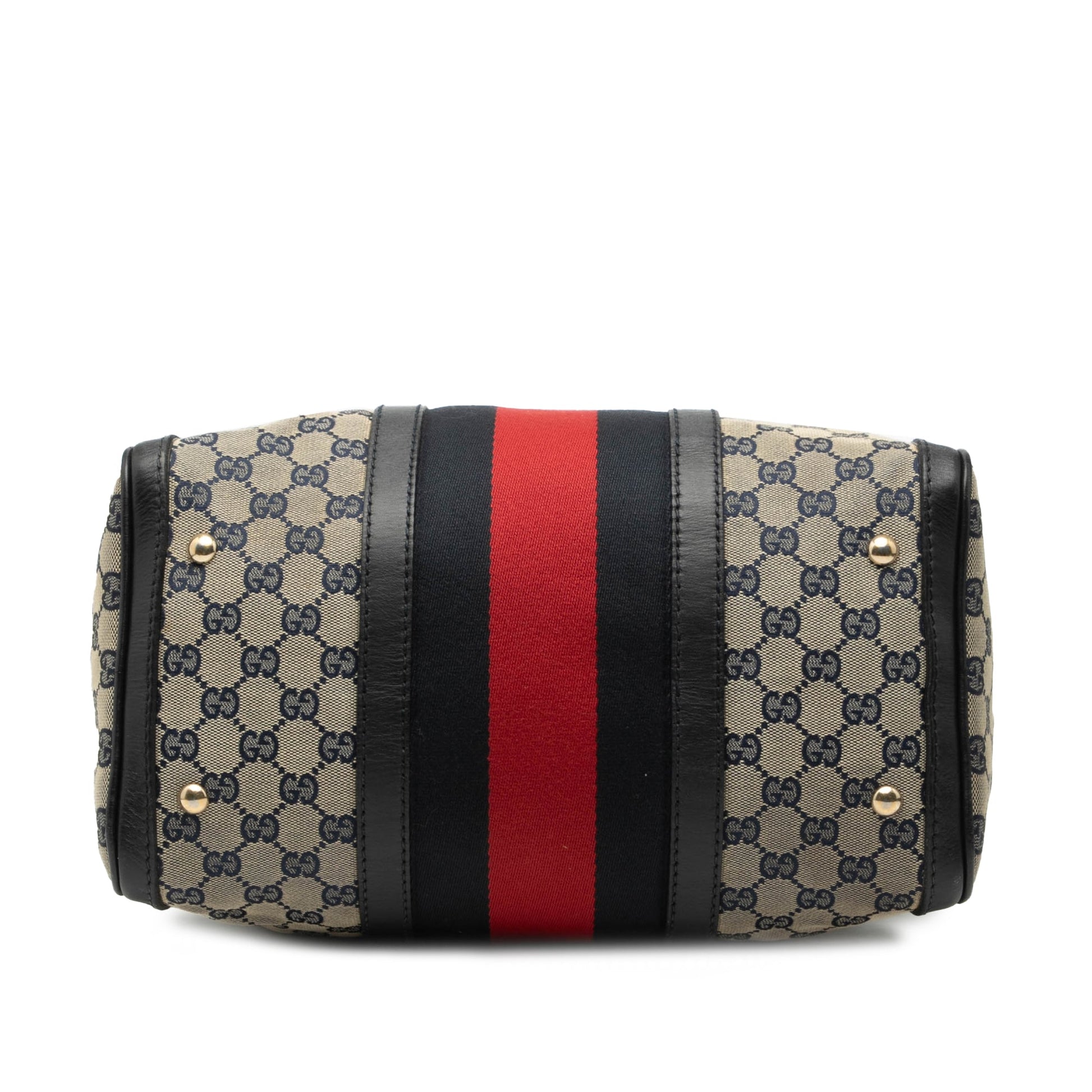 Gucci Medium GG Canvas Web Joy Boston Bag