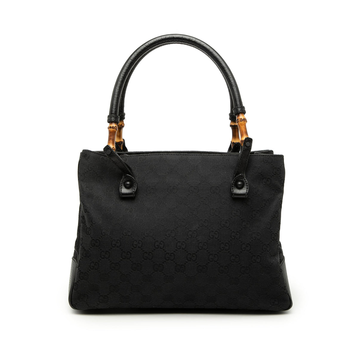 Gucci GG Canvas Bamboo Tote
