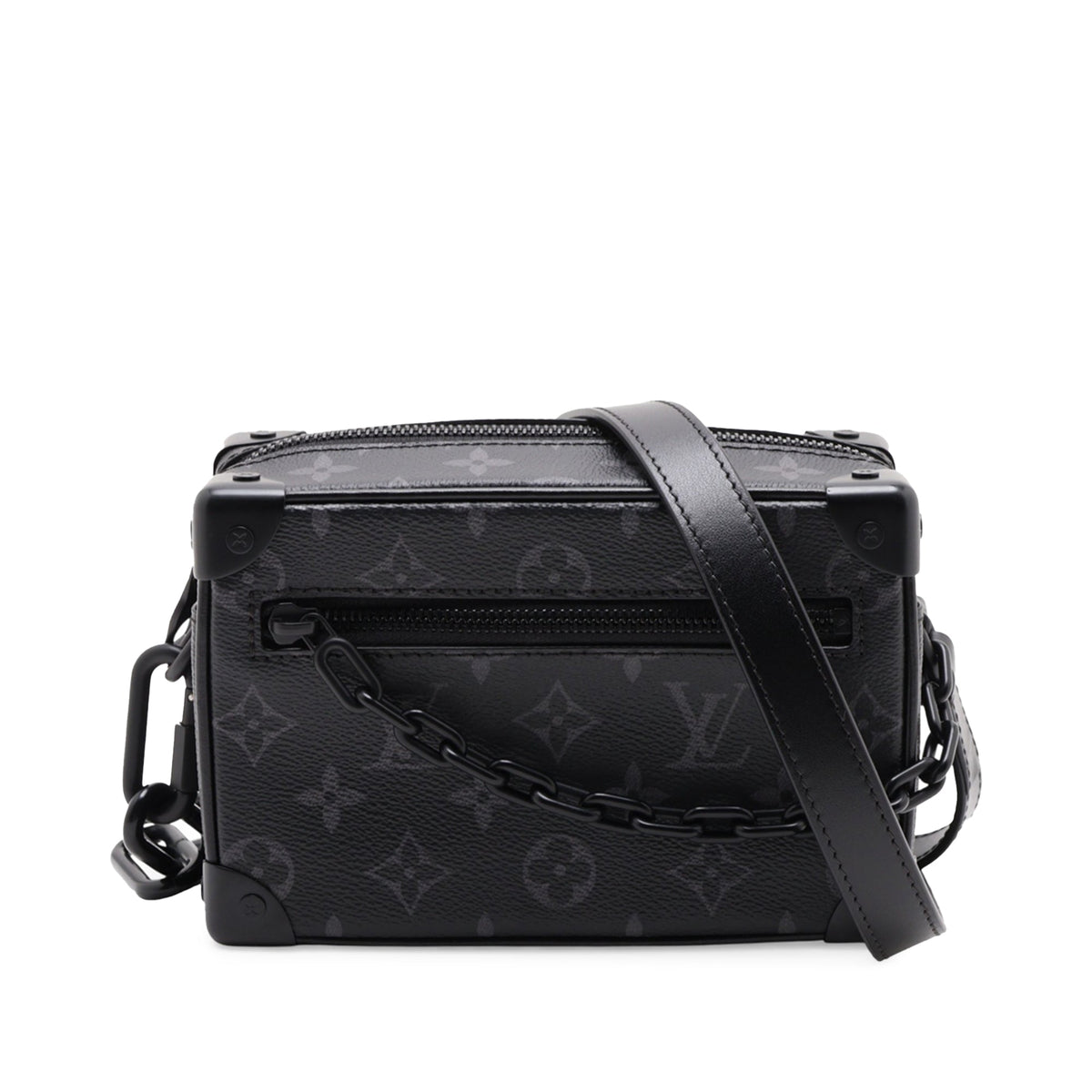 Louis Vuitton Monogram Eclipse Mini Soft Trunk — Black