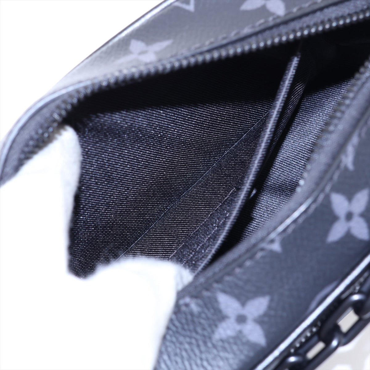 Louis Vuitton Monogram Eclipse Mini Soft Trunk — Black