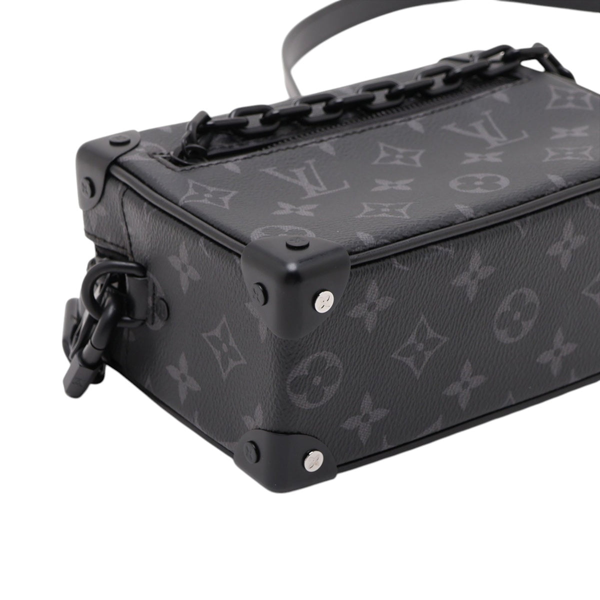 Louis Vuitton Monogram Eclipse Mini Soft Trunk — Black