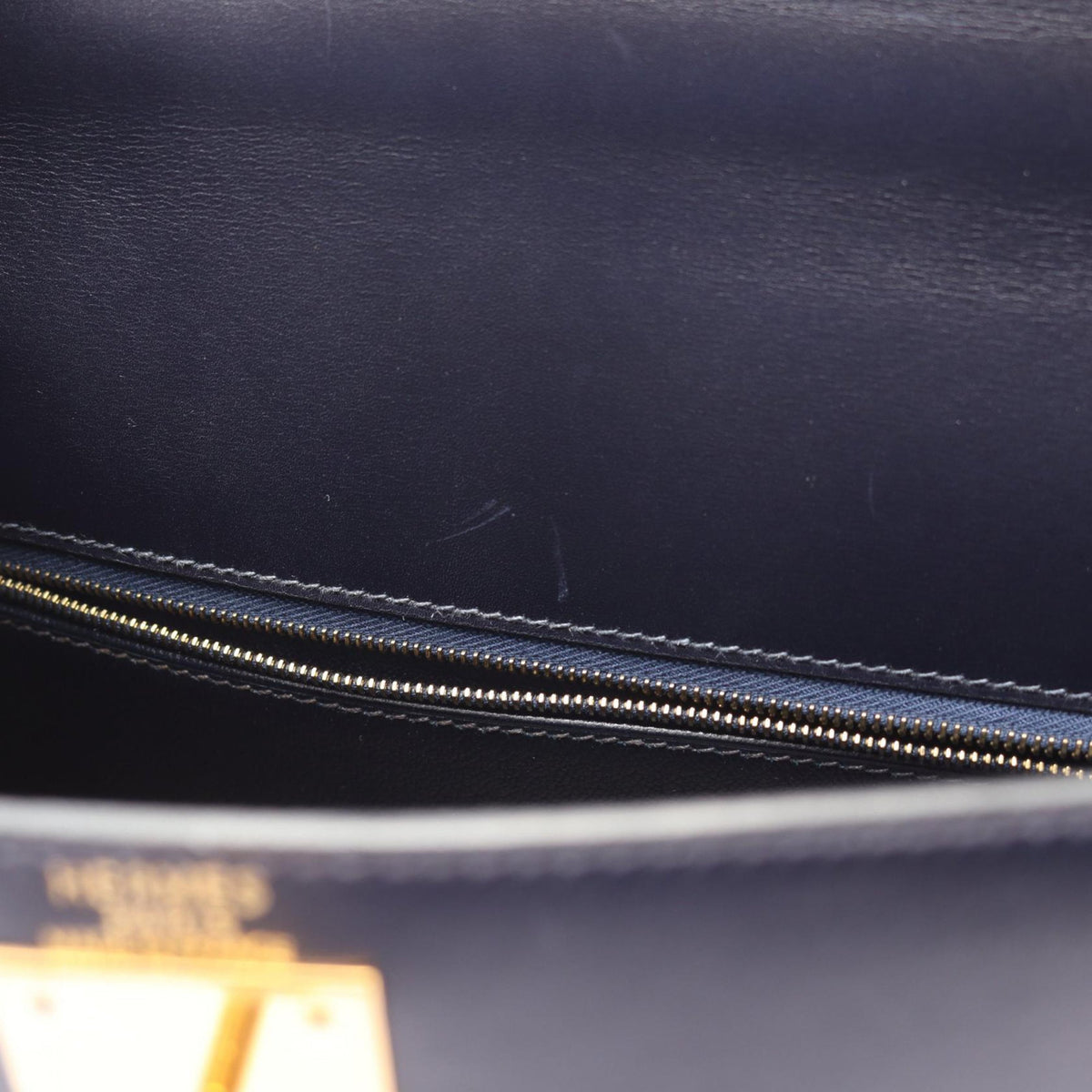 Hermès Box Calf Kelly I Sellier 28