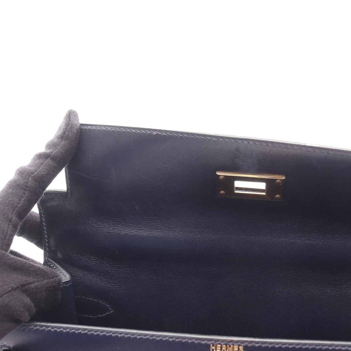 Hermès Box Calf Kelly I Sellier 28