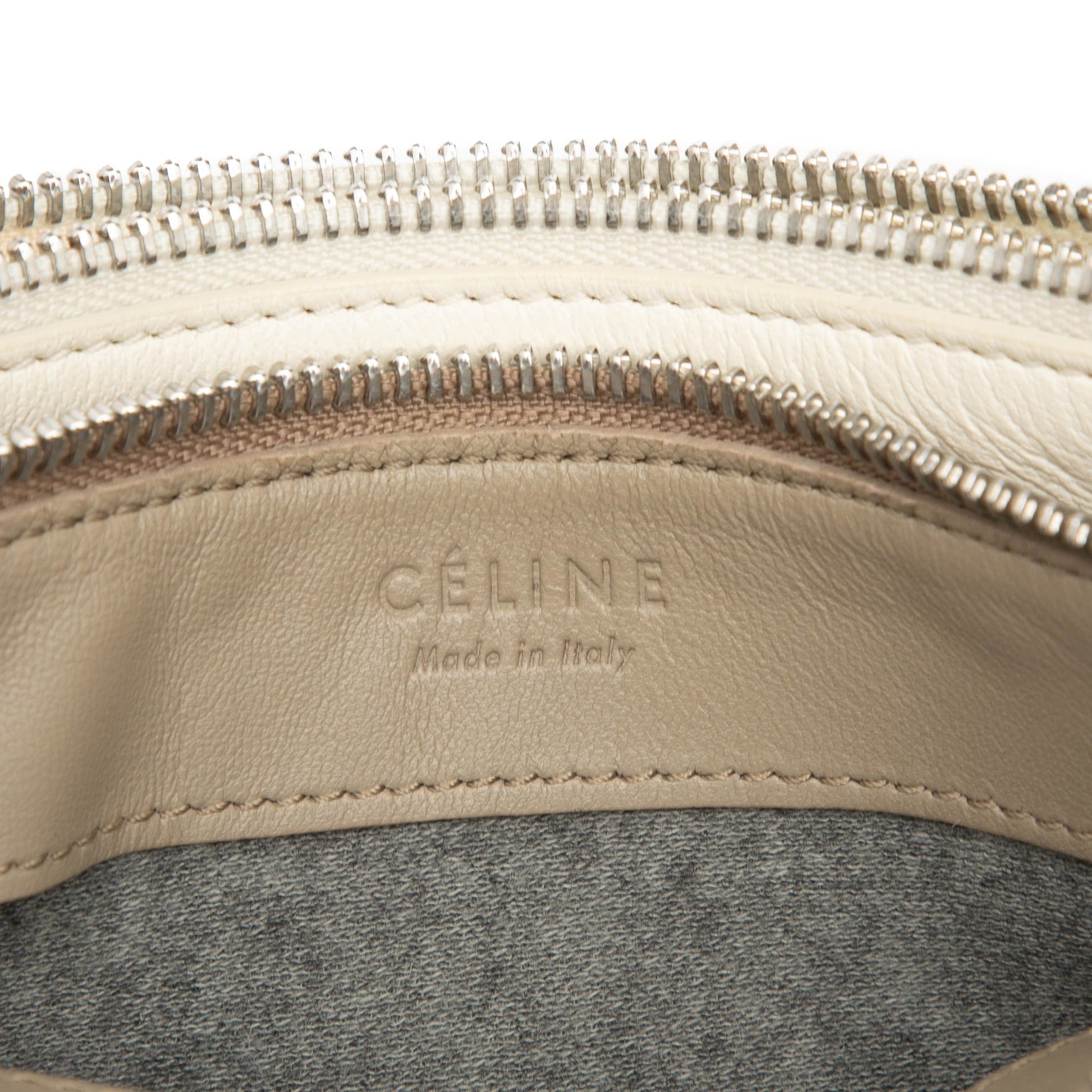 Celine Large Tricolor Lambskin Trio Crossbody