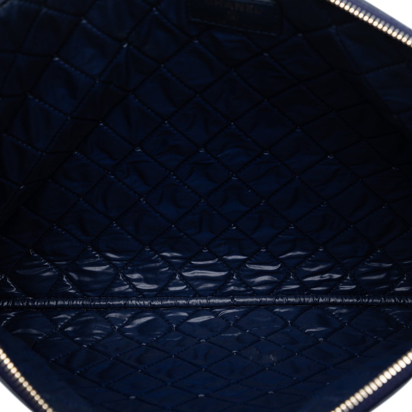 Chanel Large Quilted Lambskin Casino Charms O Case Clutch
