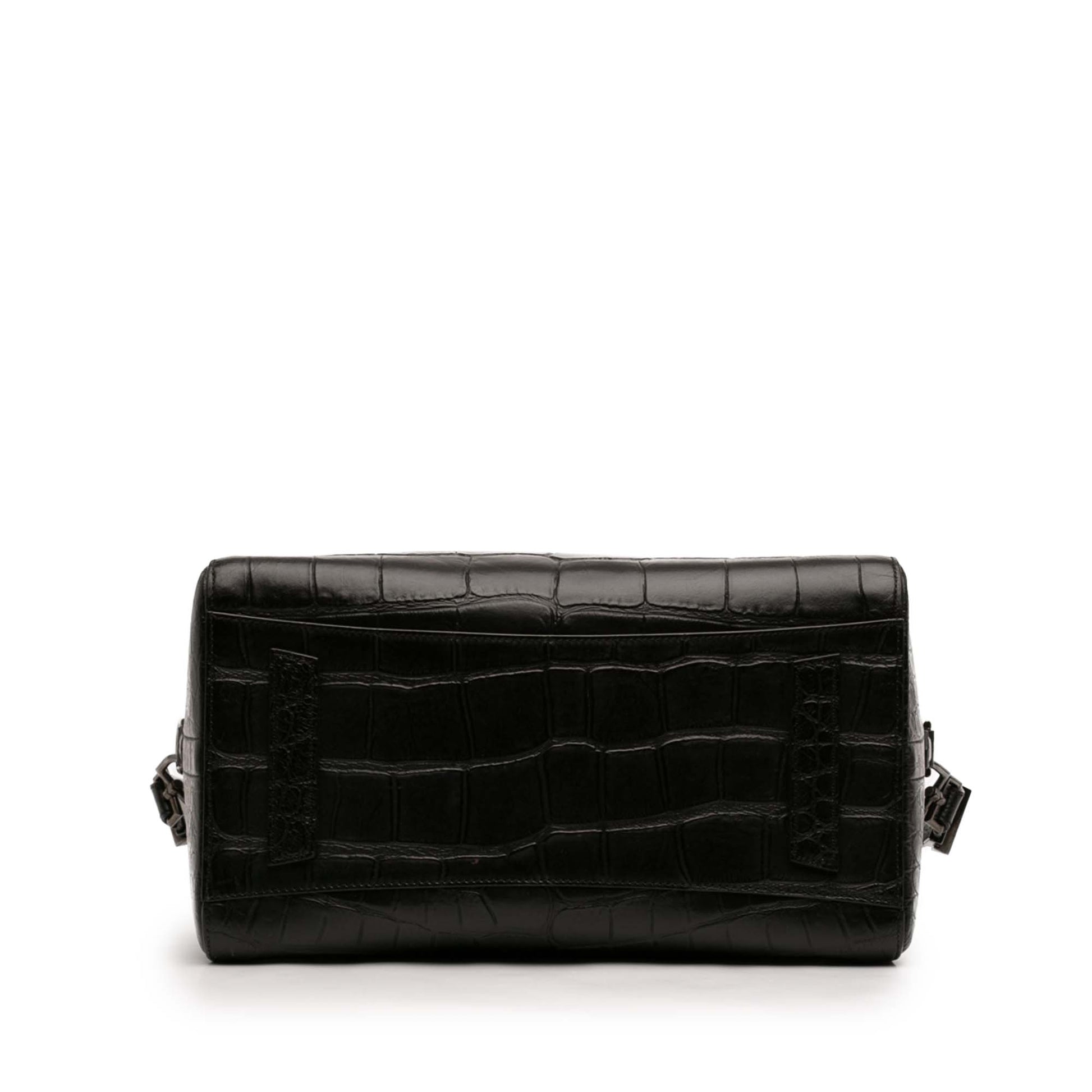 Givenchy Medium Croc Embossed Leather Antigona Satchel