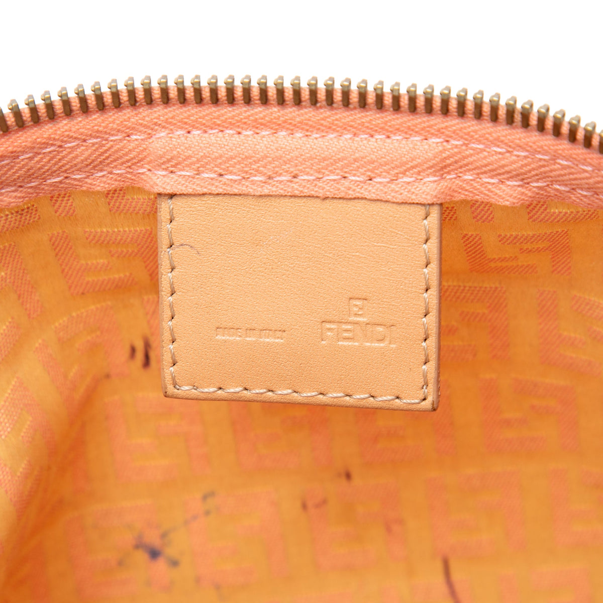 Fendi Zucchino Canvas Handbag