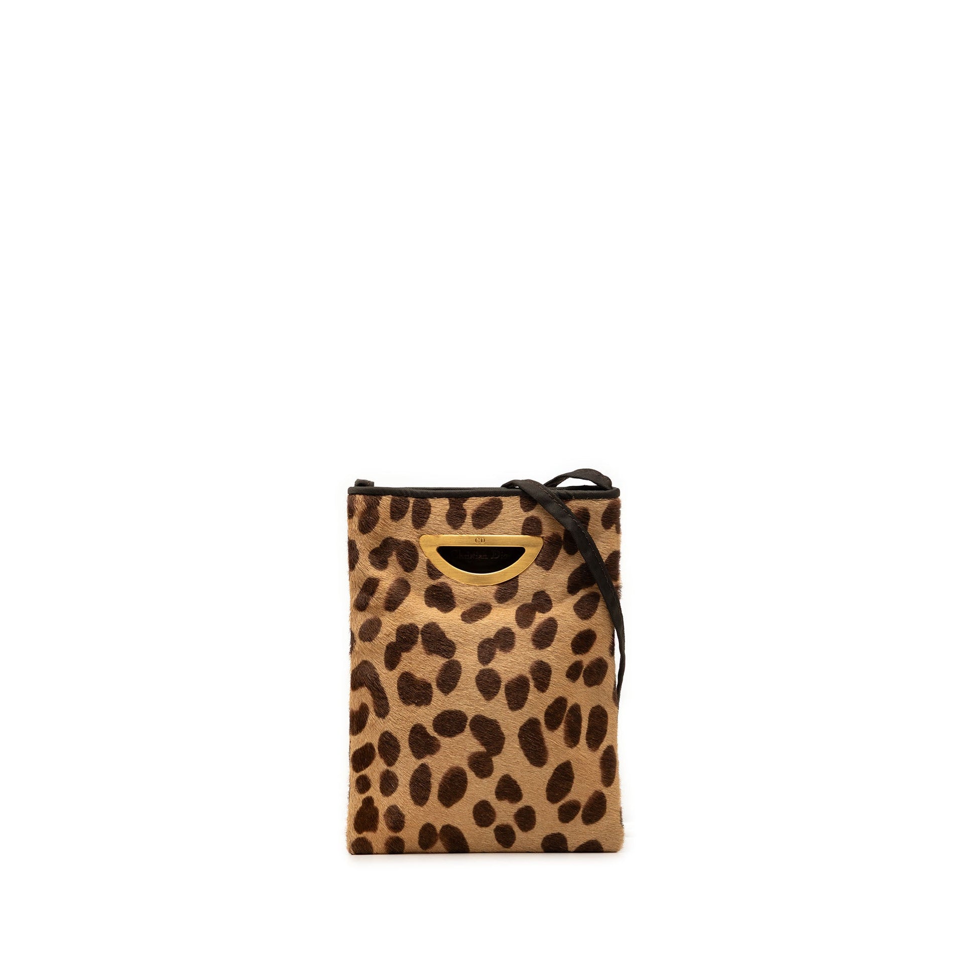 Dior Pony Hair Leopard Print Malice Crossbody