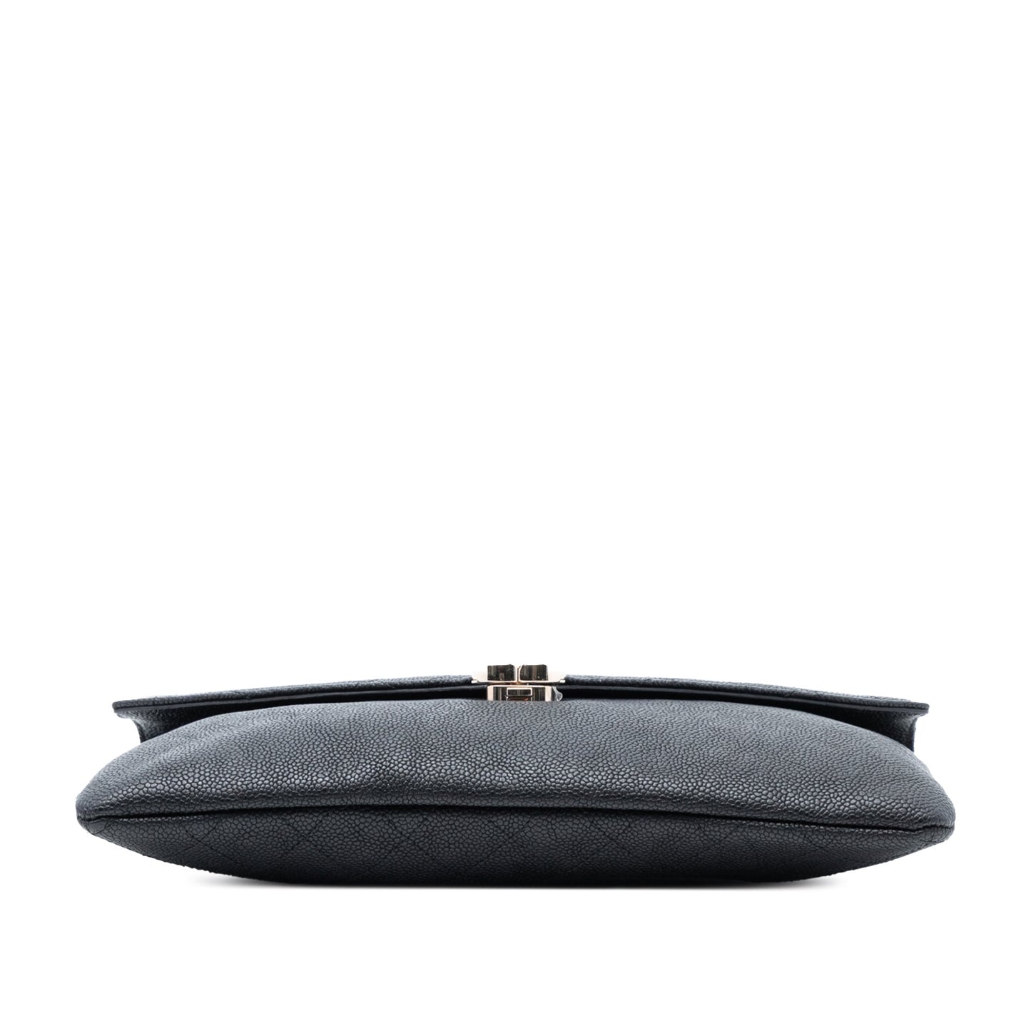 Paris Cuba Quilted Caviar Thread Around Envelope Clutch