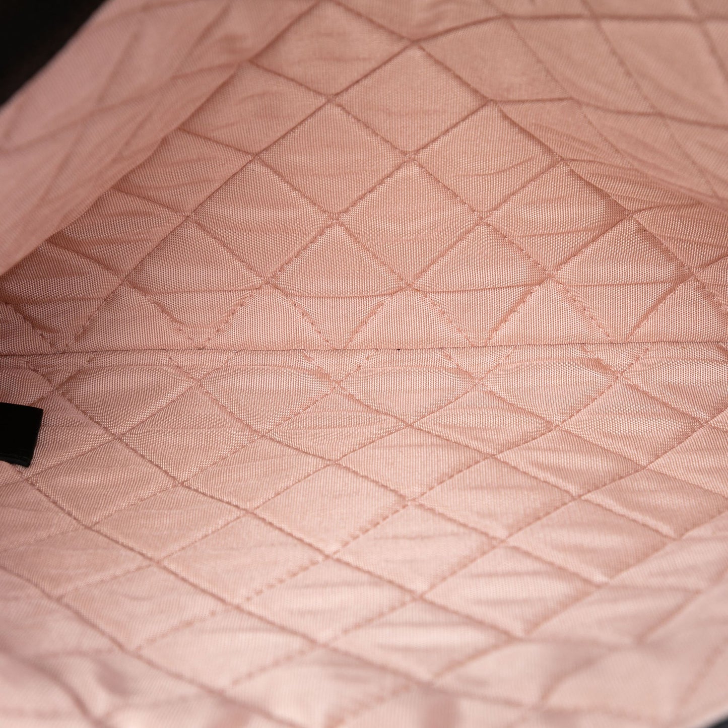 Paris Cuba Quilted Caviar Thread Around Envelope Clutch
