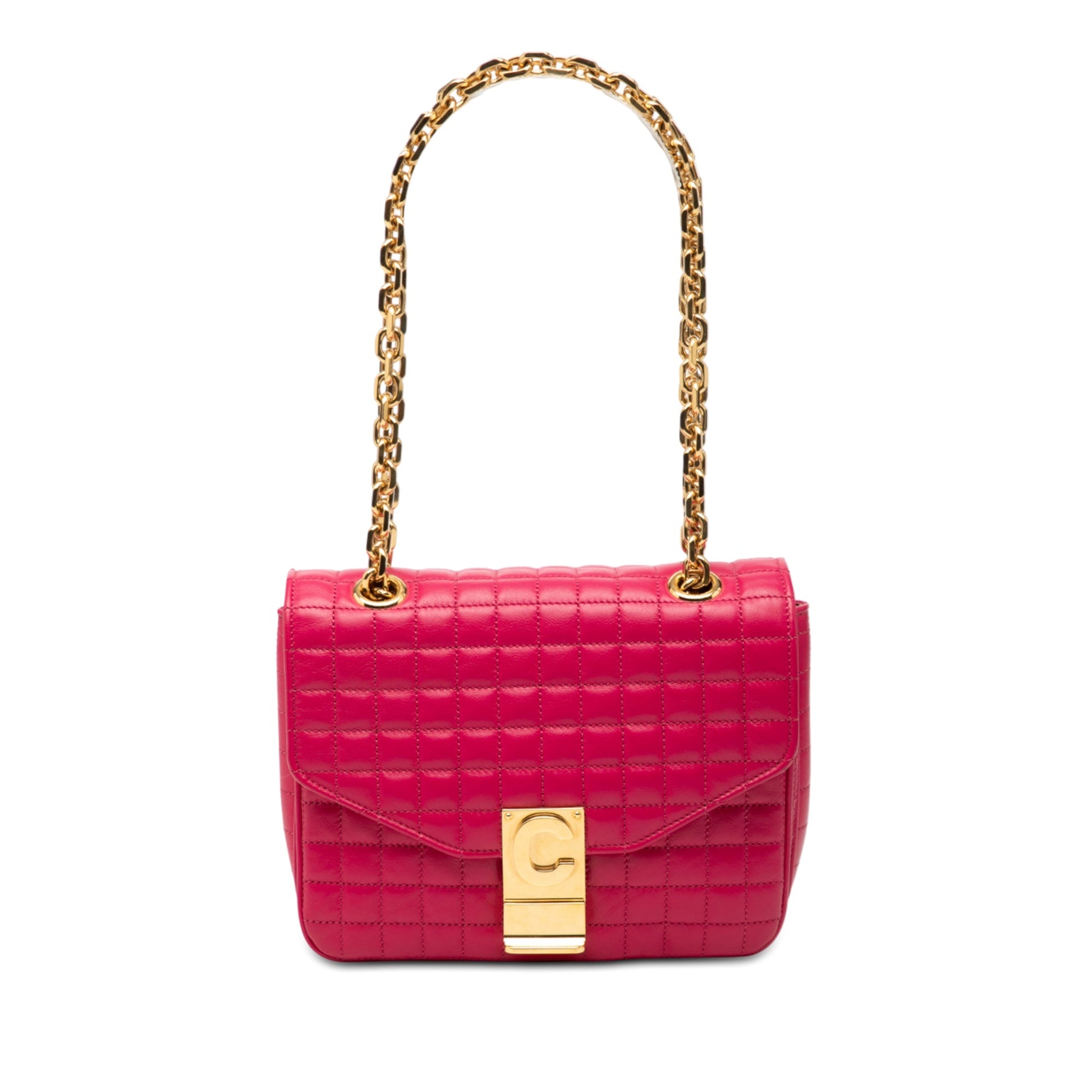 Celine Small Quilted Calfskin C Bag