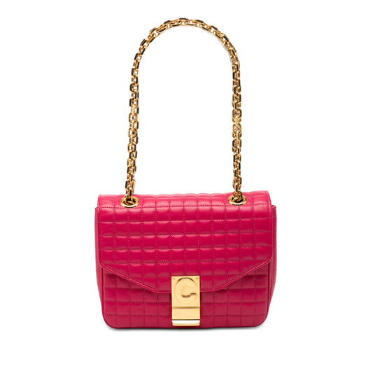 Celine Small Quilted Calfskin C Bag