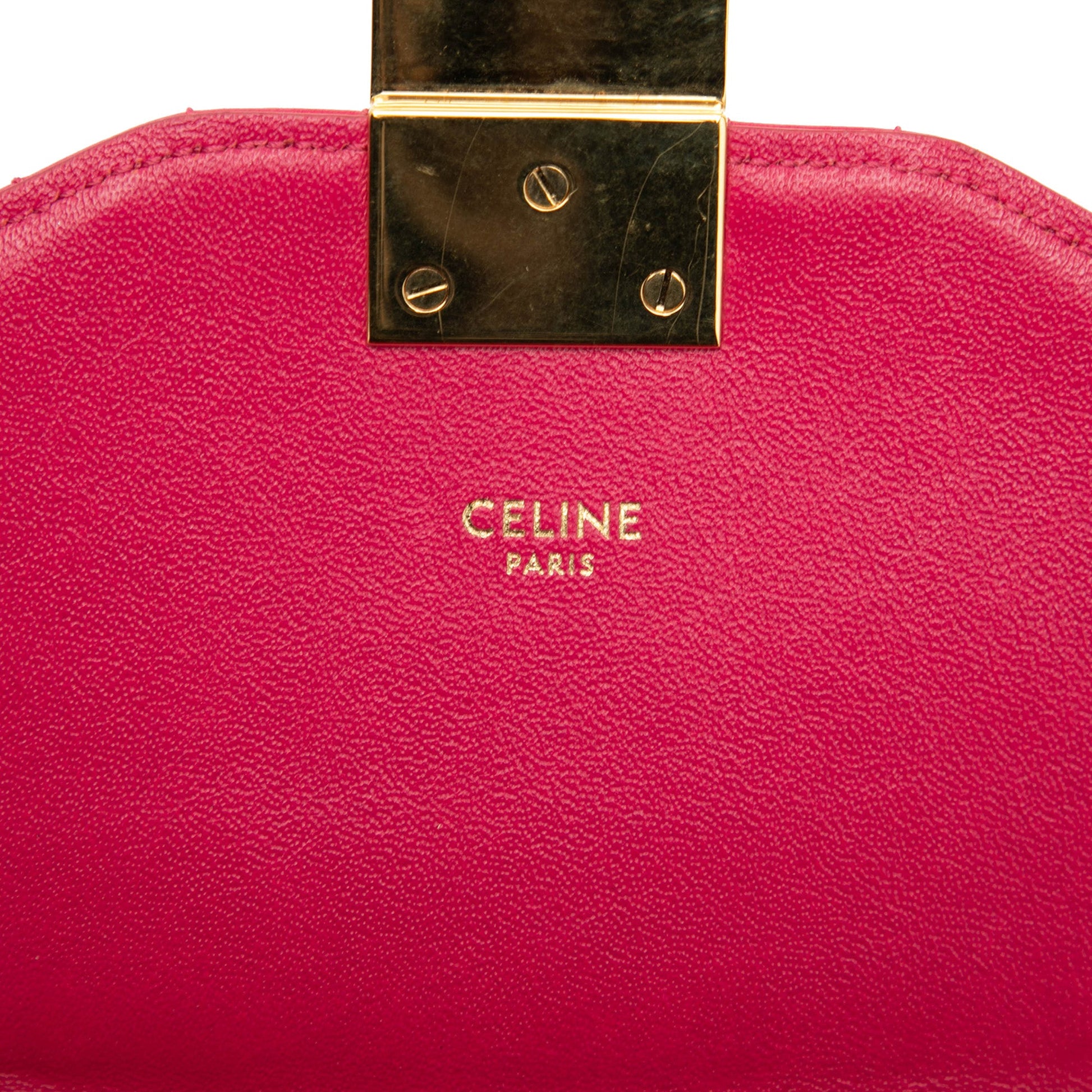 Celine Small Quilted Calfskin C Bag