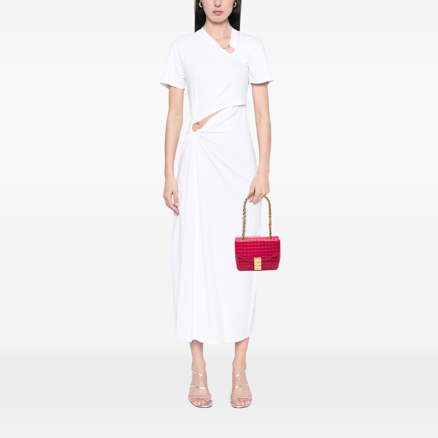 Celine Small Quilted Calfskin C Bag