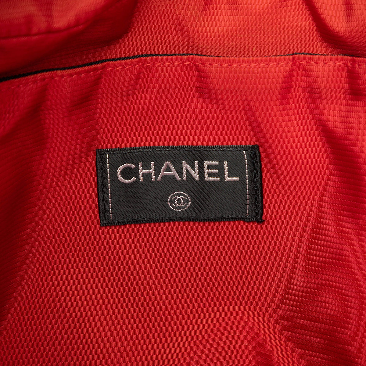 Chanel Old Travel Line Nylon Handbag — Black