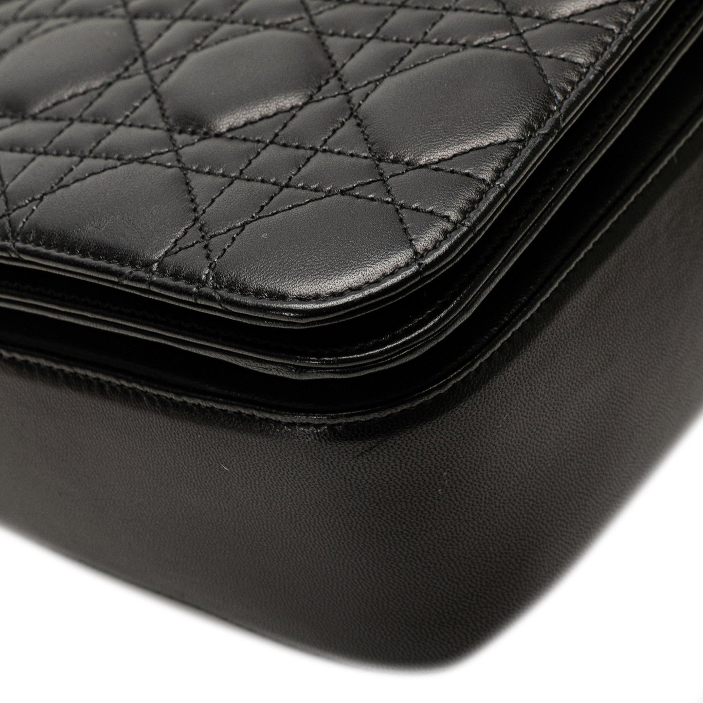 Lambskin Cannage Shoulder Bag