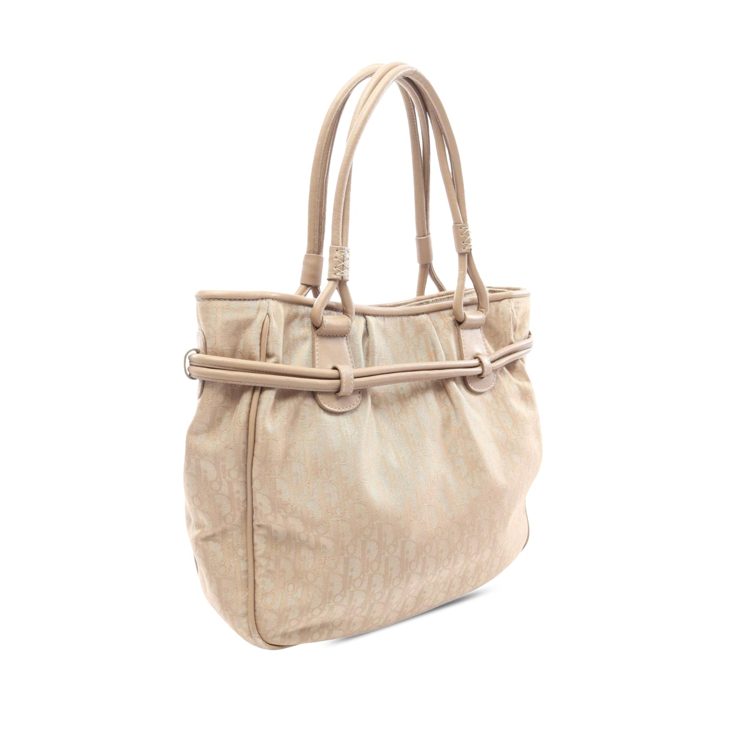 Dior Diorissimo Trotter Canvas Bow Tote
