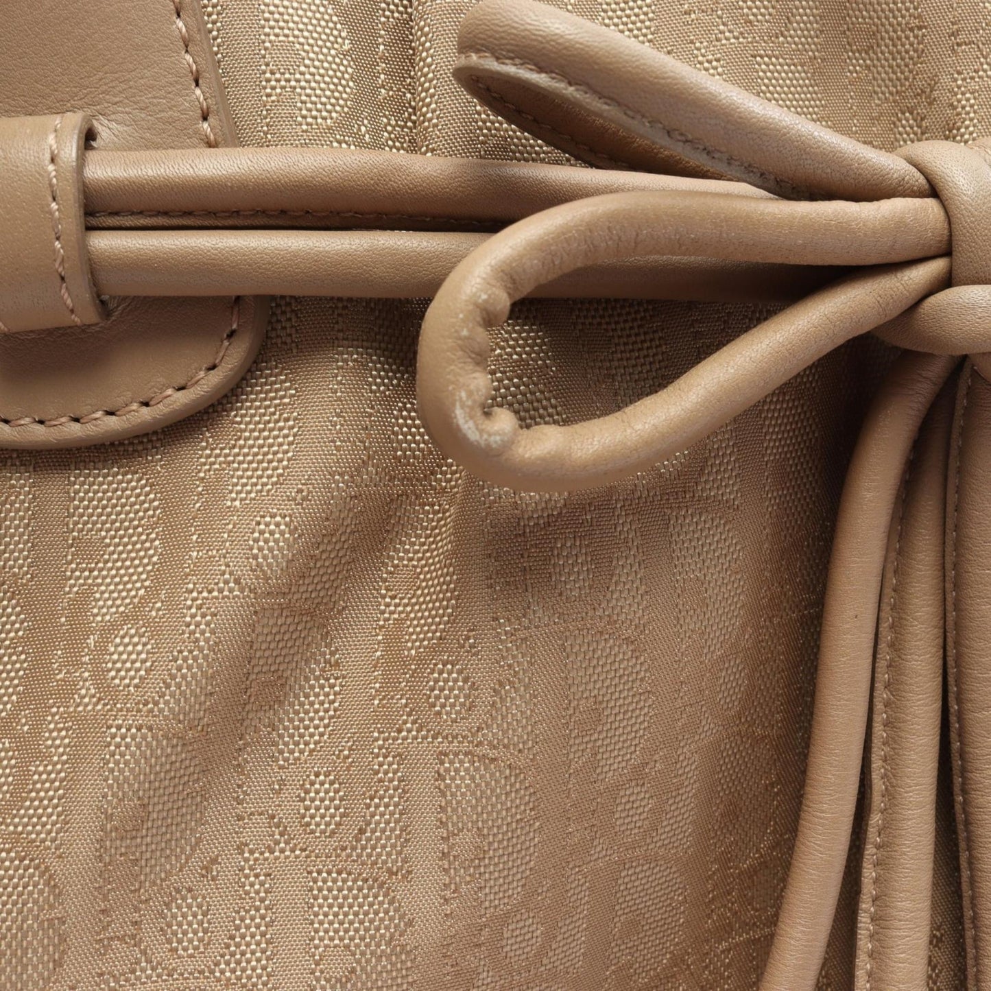 Dior Diorissimo Trotter Canvas Bow Tote