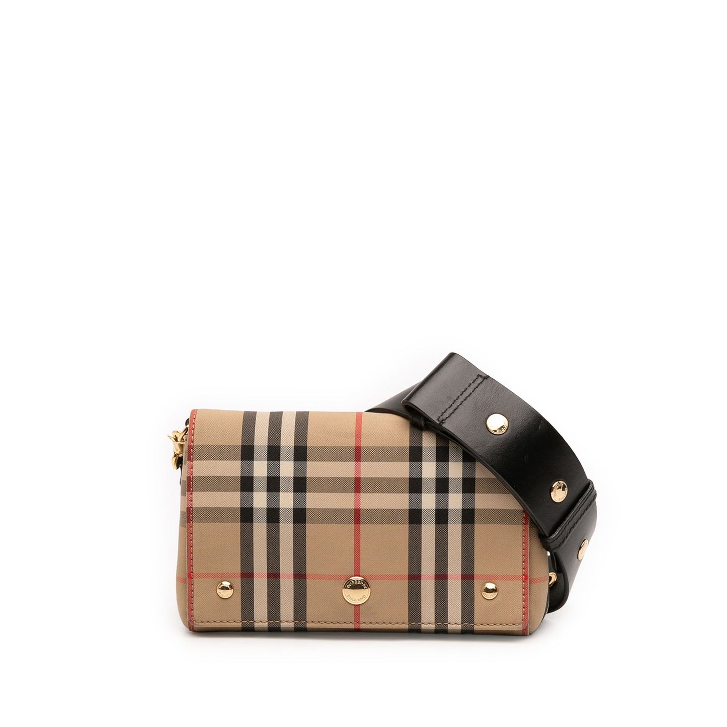 Burberry House Check Canvas Hackberry Crossbody