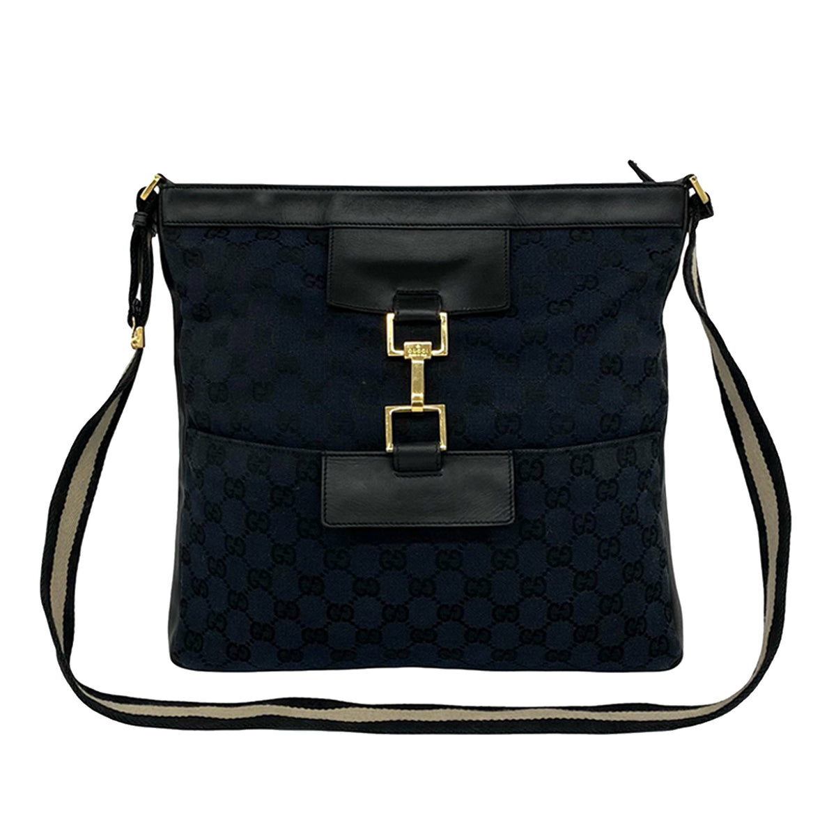 Gucci GG Canvas Web Jackie Crossbody