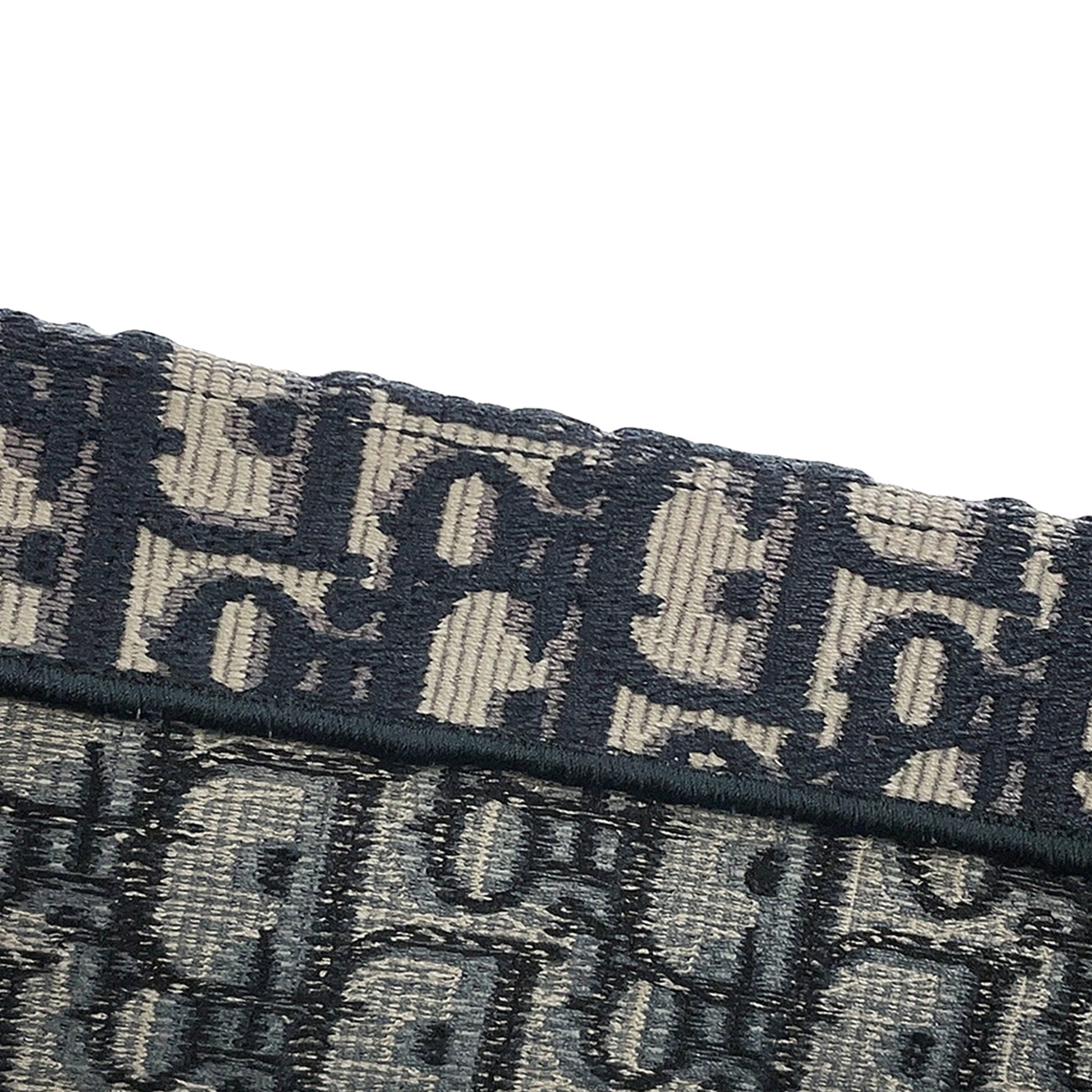 Dior Large Oblique Embroidered Canvas Book Tote