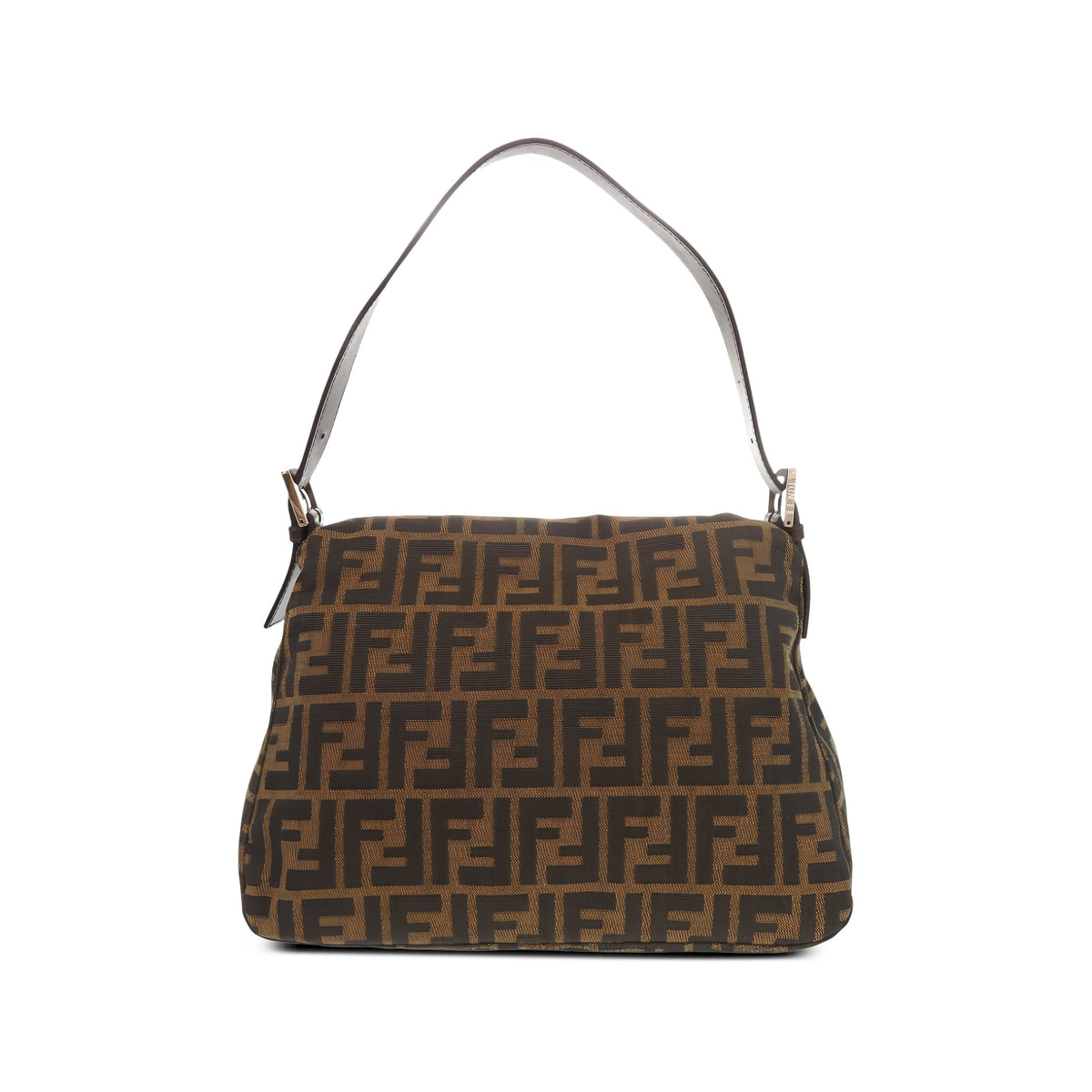 Fendi Zucca Canvas Mamma Forever — Brown