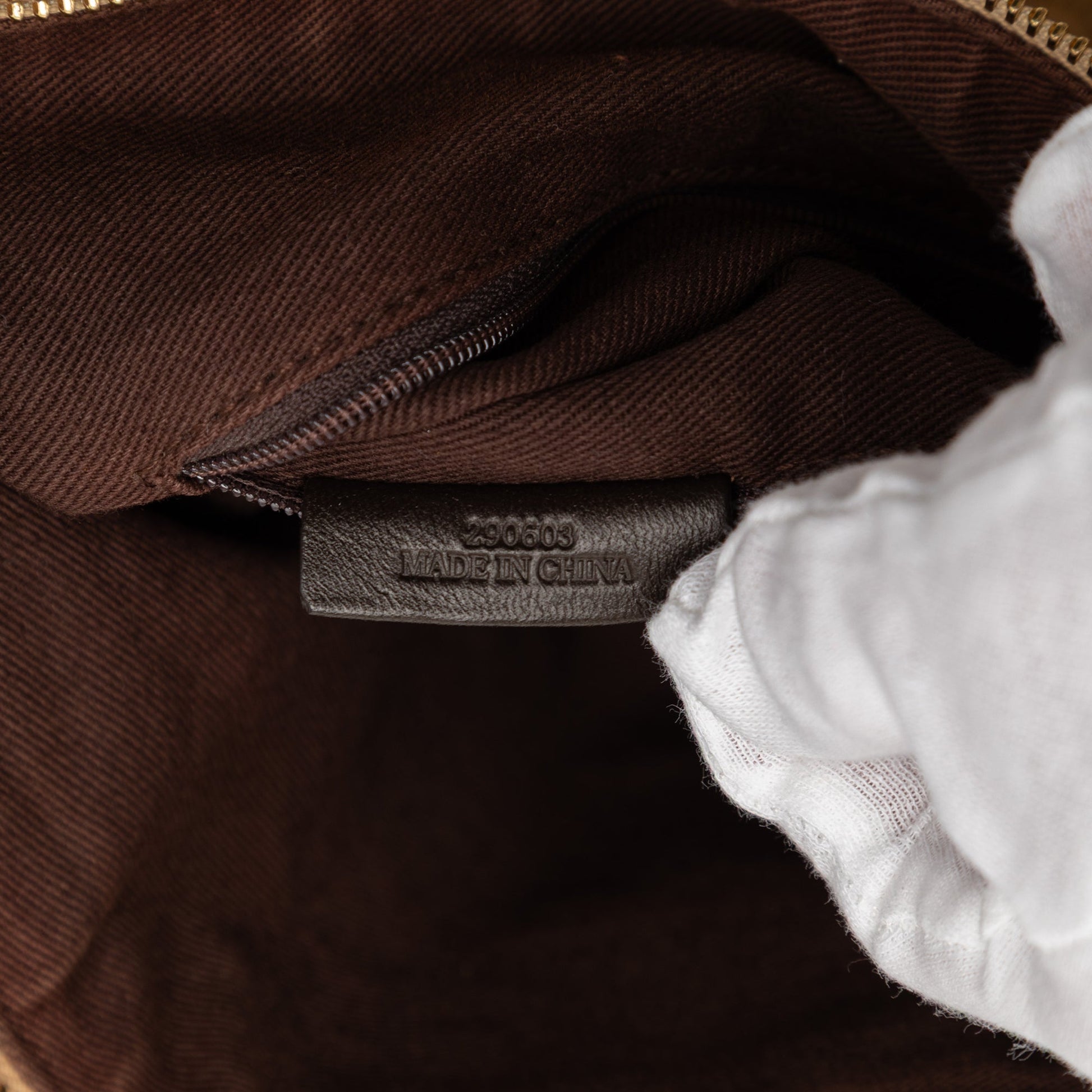 LOEWE Suede Fiel A La Piel Shoulder Bag