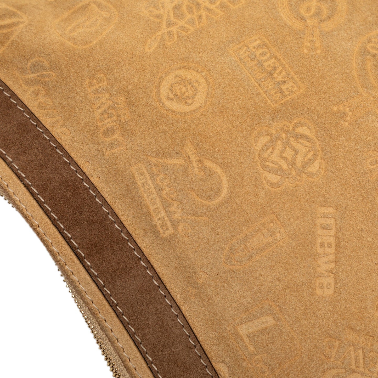 LOEWE Suede Fiel A La Piel Shoulder Bag