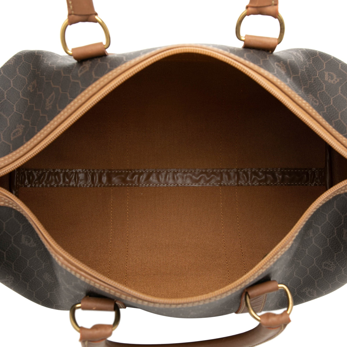 Dior Honeycomb Coated Canvas Boston Bag