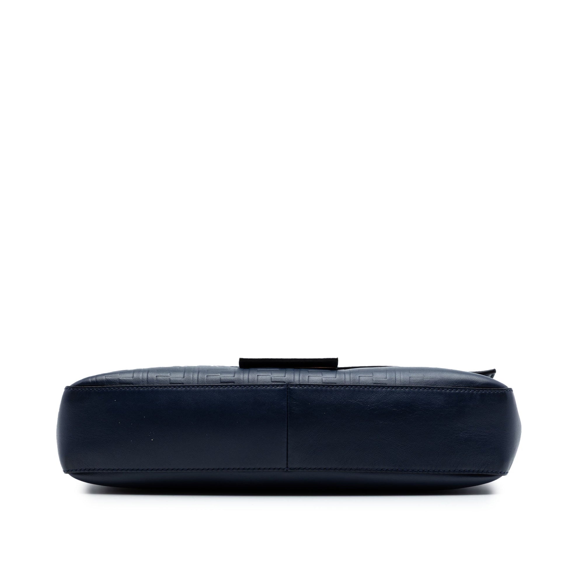 Fendi Large Zucca Embossed Leather Convertible Belt Baguette