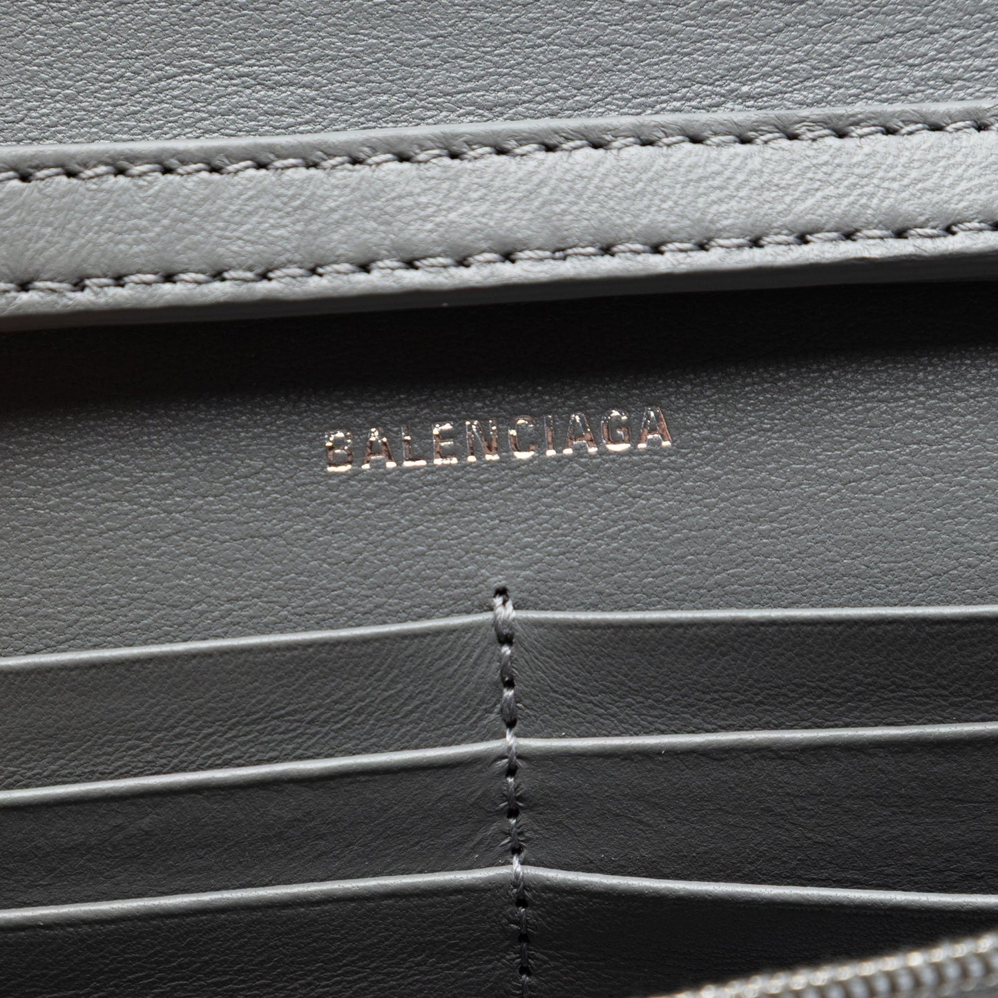 Balenciaga Nappa Sequin Hourglass Wallet on Chain