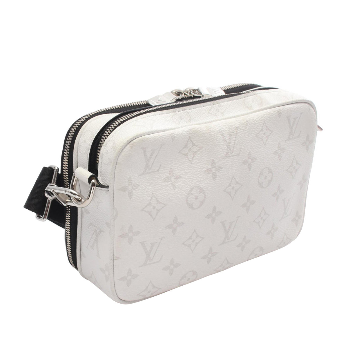 Louis Vuitton Monogram Taigarama Alpha Messenger — White
