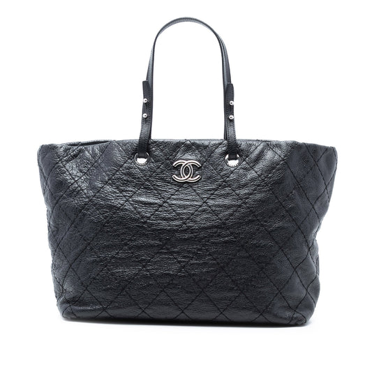 Chanel Large Glazed Calfskin On The Road Tote