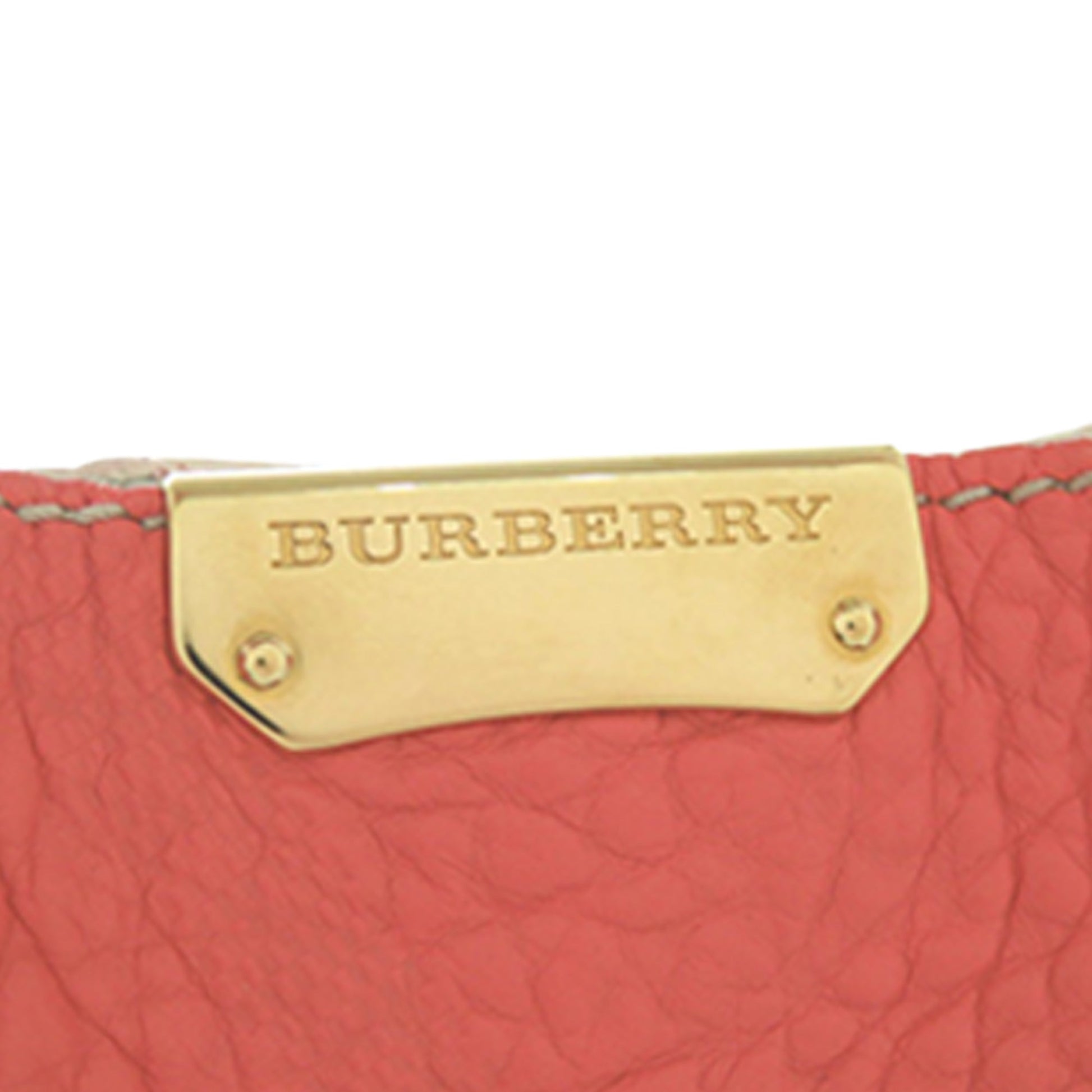 Small Embossed Grain Check Canterbury Tote