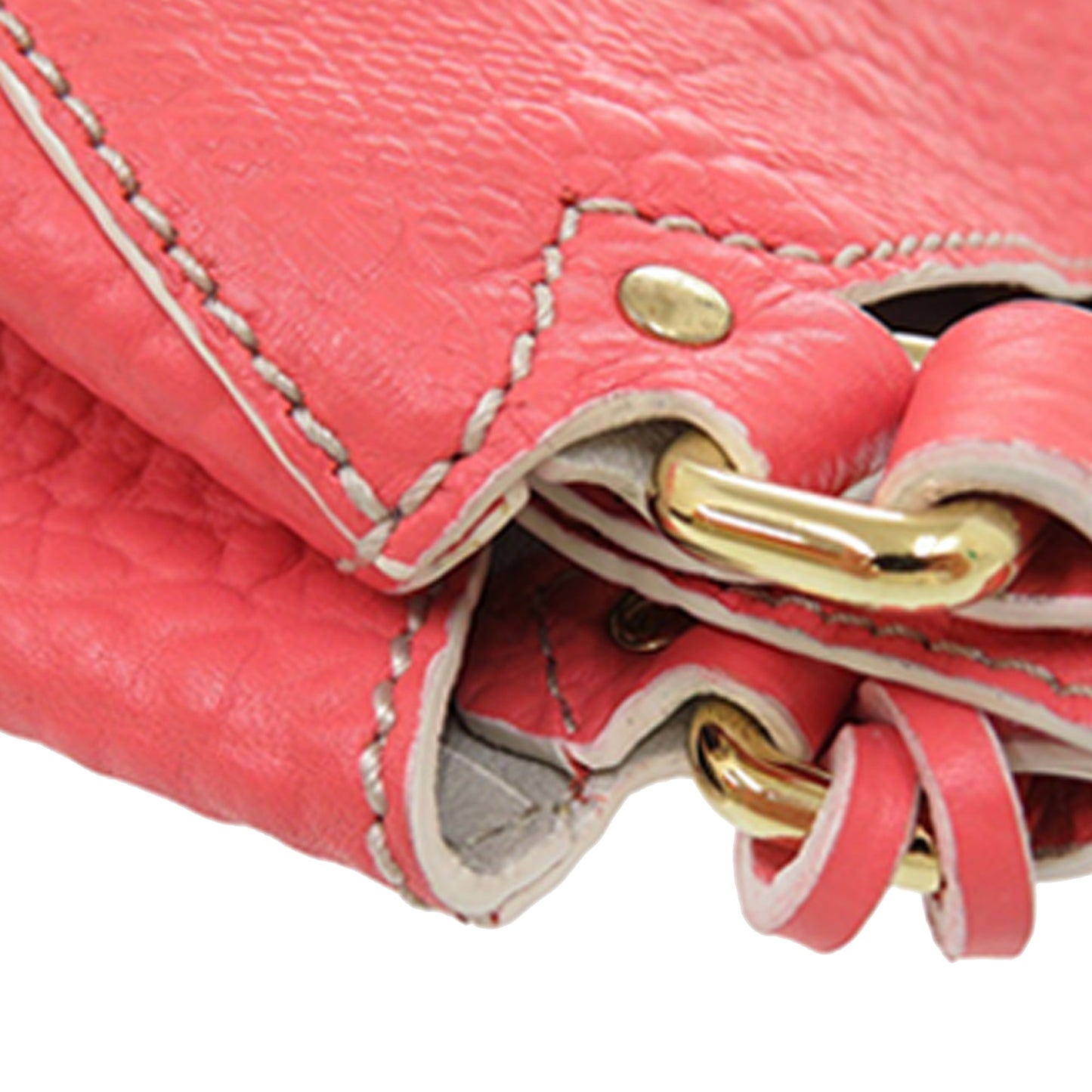 Small Embossed Grain Check Canterbury Tote