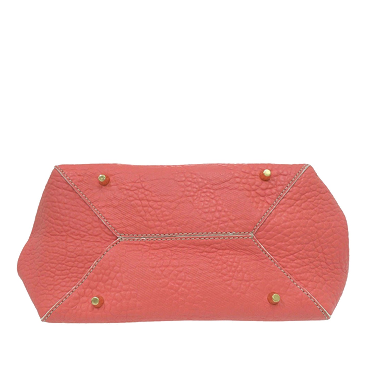 Small Embossed Grain Check Canterbury Tote